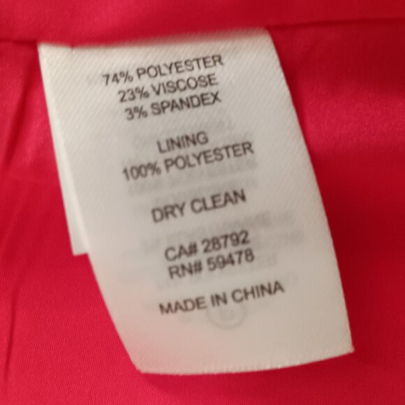 Joie Women’s Hot Pink Open Front Vest with Gold Buttons Size L NWT - Picture 8 of 14